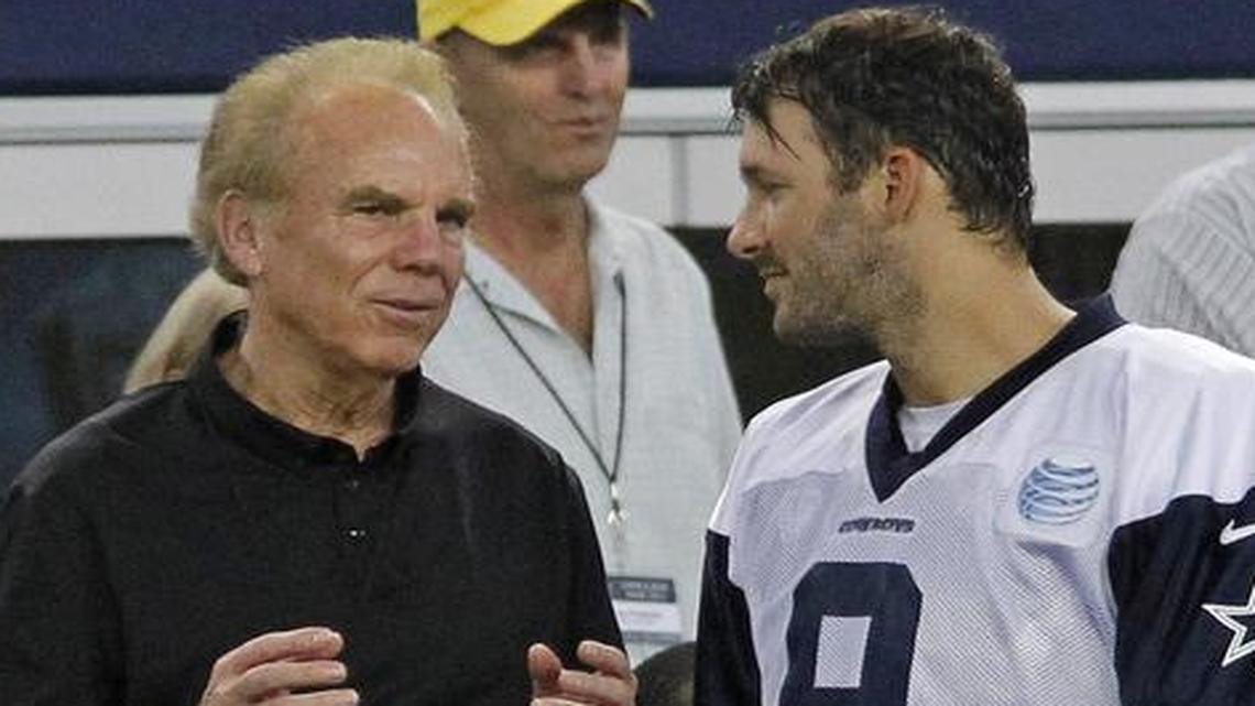 
Former Cowboys quarterback Roger Staubach, left, believes
Tony Romo has at least three solid years remaining, which is what Staubach had when he turned 35 before the 1977 season.
