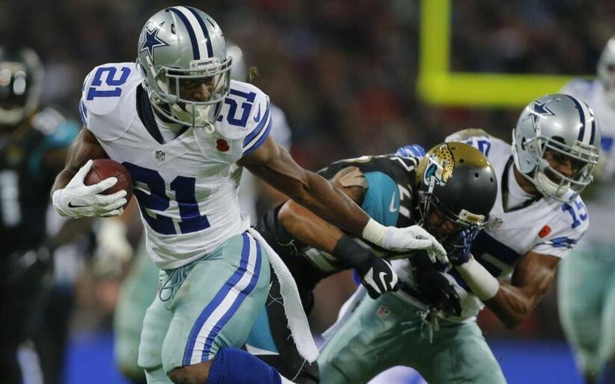 
The Cowboys hope running back Joseph Randle (21) can gain some of the yards DeMarco Murray left on the field.
