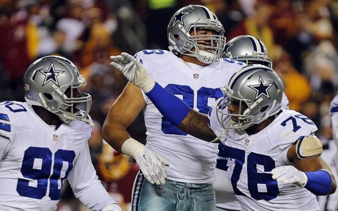Cowboys defensive end DeMarcus Lawrence, left, is facing a four-game suspension for violating the NFL’s substance abuse policy, while Greg Hardy, right, was a complete bust for Dallas.