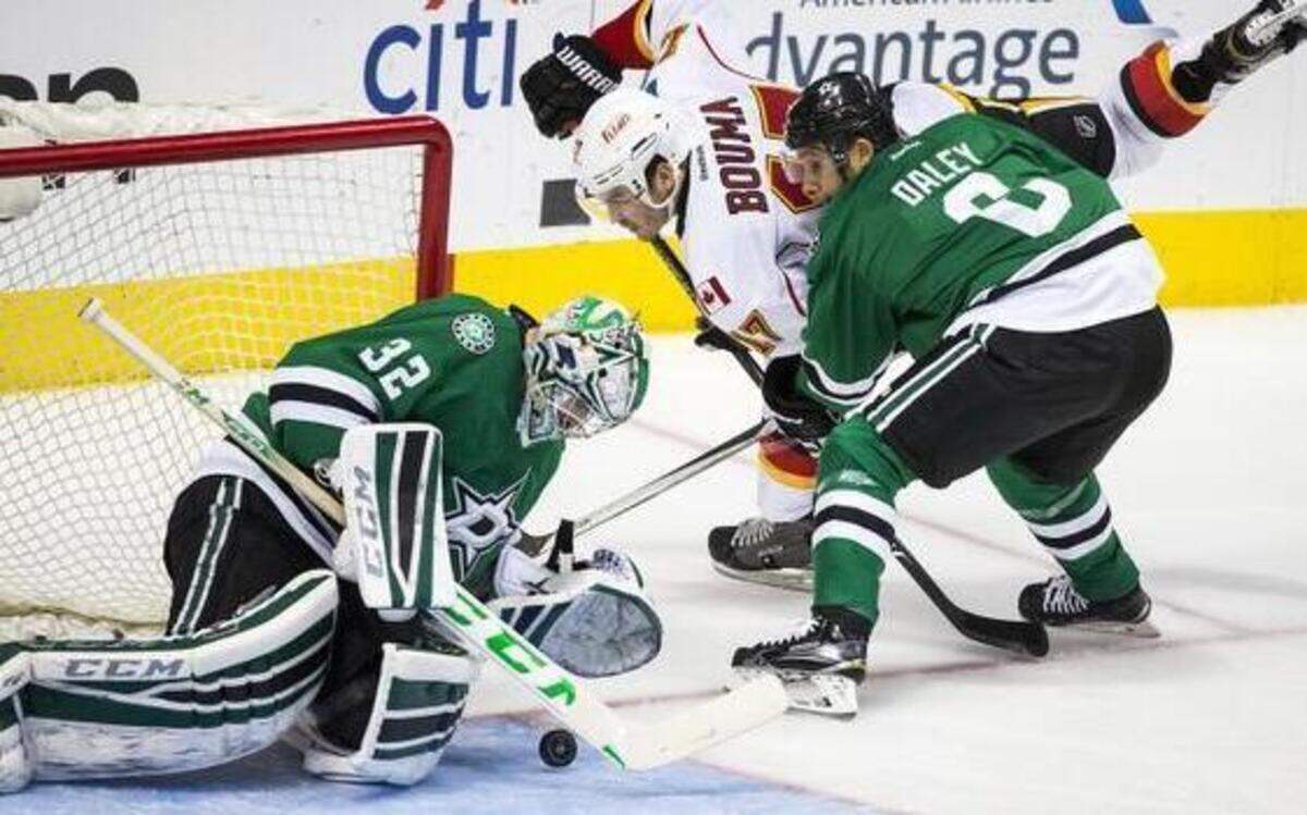 
The Stars have a lot of money tied up in goalie Kari Lehtonen and defensemen Trevor Daley, left, among others. Both players are leftovers from Joe Nieuwendyk’s days as general manager. 

