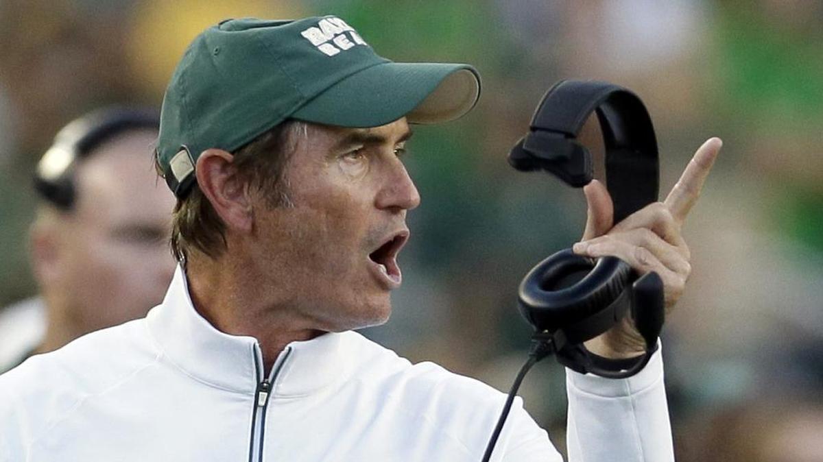 Former Baylor football coach Art Briles was hired as coach for the Guelfi Firenze American Football team in Florence, Italy, on Thursday, Aug. 2, 2018. He was the Baylor coach from 2008 to 2015, when he was fired by the school.