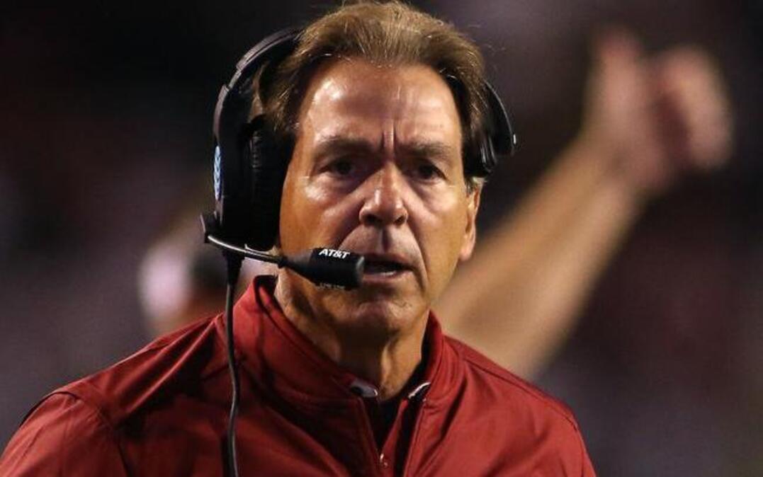 Alabama coach Nick Saban will lead the No. 1-ranked Crimson Tide against No. 9 Tennessee in an SEC showdown at 2:30 p.m. Saturday on CBS (KTVT/11).