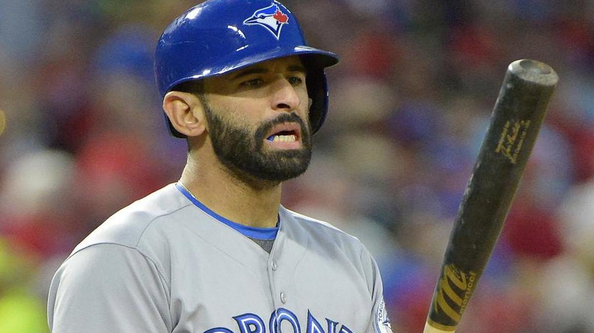 The Toronto Blue Jays’ Jose Bautista will have one last look at Texas Rangers pitching, at least in the regular season, at 2 p.m. Sunday. The game is telecast on FSSW. Sunday is the final game in the season series between the clubs.