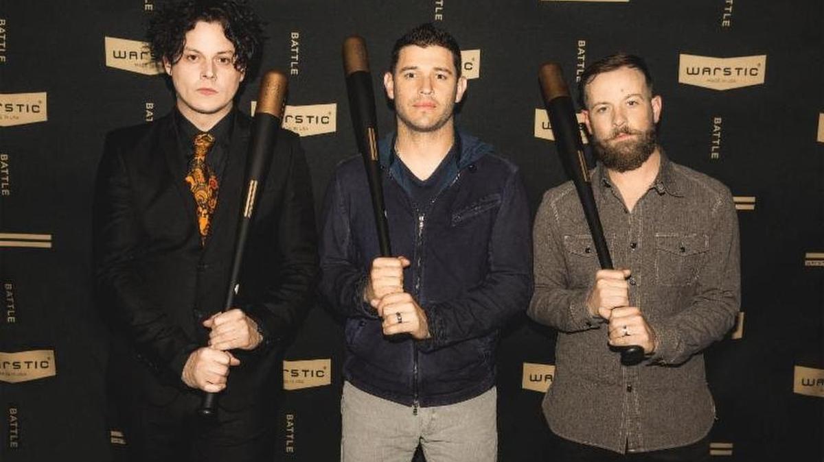 (L to R) Jack White, Ian Kinsler and Ben Jenkins