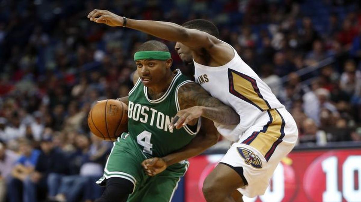 The Boston Celtics and guard Isaiah Thomas, left, play host to the Dallas Mavericks on Wednesday. The game will be televised at 6:30 p.m. on Fox Sports Southwest.