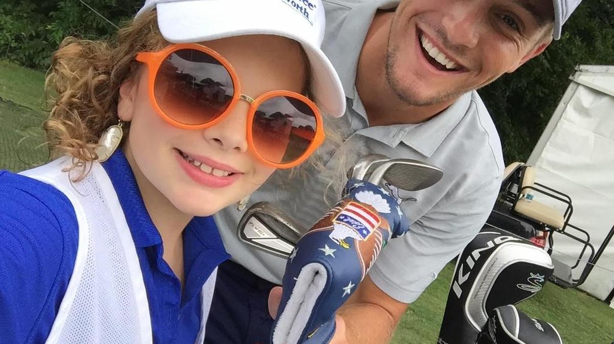 Selfie with Bryson DeChambeau.