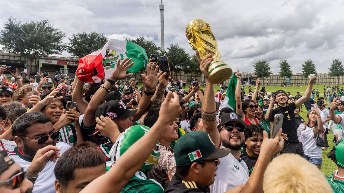 Thousands of fans pack Fair Park as World Cup begins — PHOTOS
